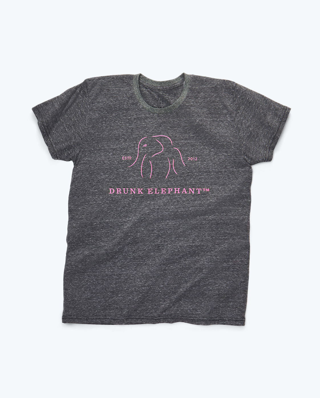Product shot 1 of T-Shirt, Heather Grey + Hot Pink