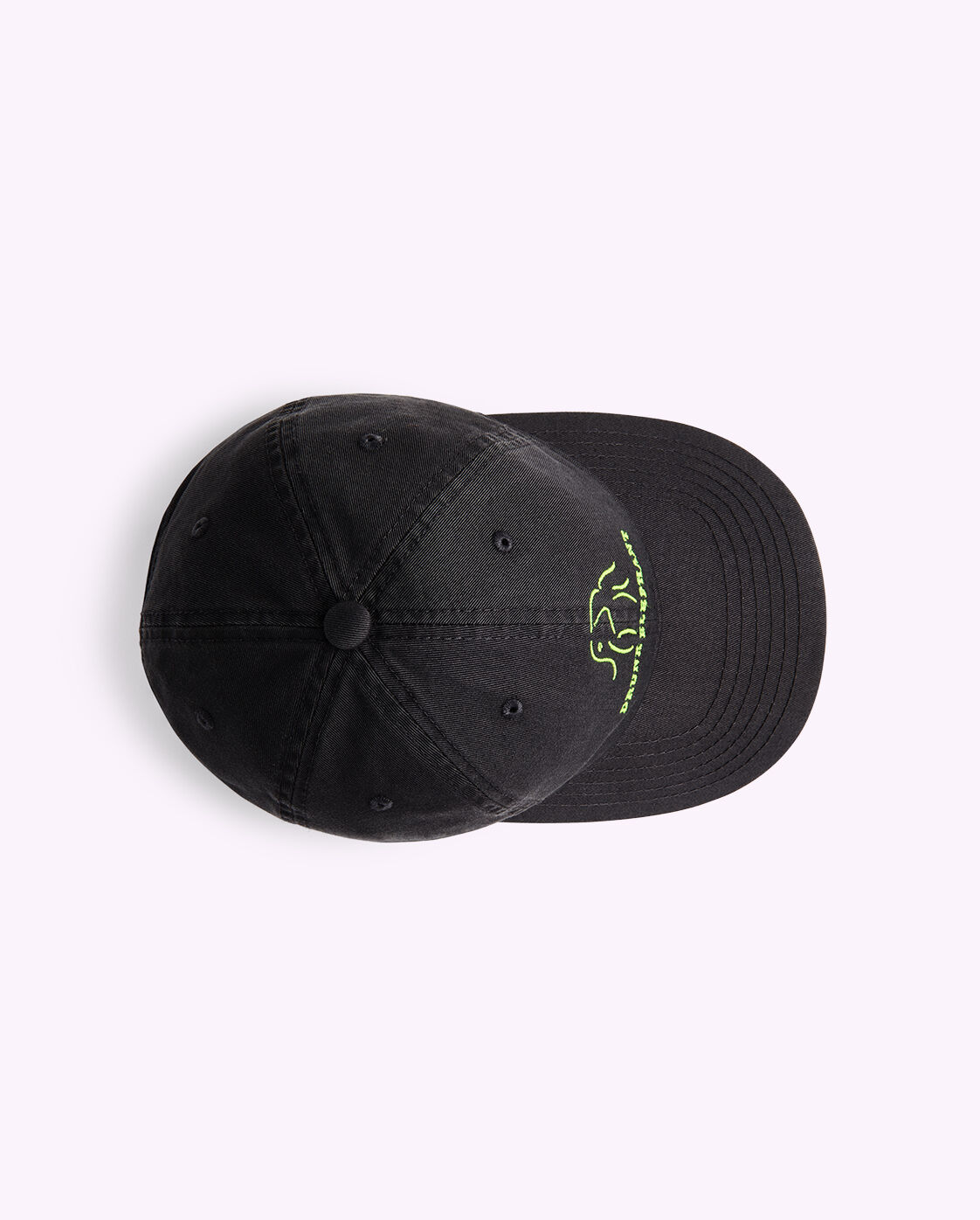 Display Product shot 4 of Hat, Black with Green Logo