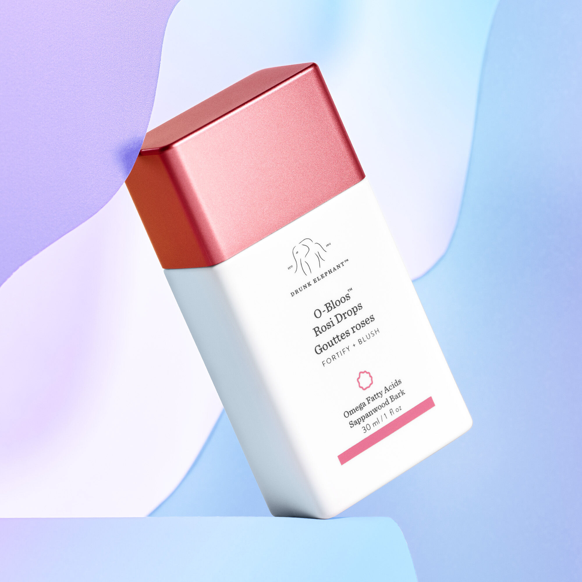 Product shot 1 of O-Bloos™ Rosi Glow Drops - Serum Blush with Vitamin F, 