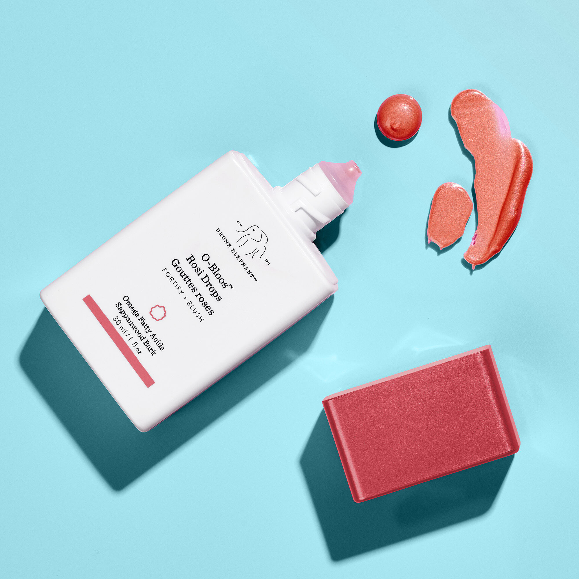 Display Product shot 4 of O-Bloos™ Rosi Glow Drops - Serum Blush with Vitamin F, 